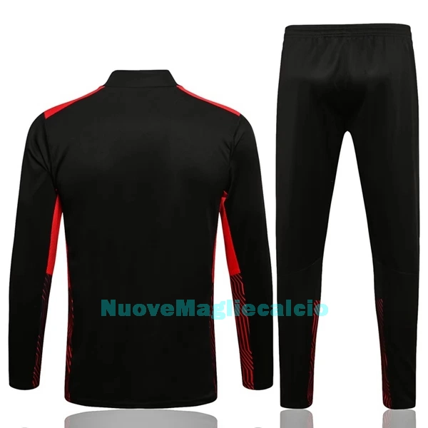 AC Milan Tute Felpe da Allenamento Uomo 1/4-Zip 2022-23 Nera