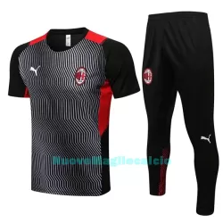AC Milan Tute in maglia da allenamento Uomo 2022-23 Grigia Nera AC Milan Tute in maglia da allenamento Uomo 2022-23 Grigia Nera