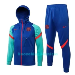 Barcellona Felpe con Cappuccio da Allenamento Uomo 2022-23 Blu Verde Barcellona Felpe con Cappuccio da Allenamento Uomo 2022-23 Blu Verde