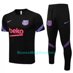 Barcellona Tute in maglia da allenamento Uomo 2022-23 Nera Barcellona Tute in maglia da allenamento Uomo 2022-23 Nera