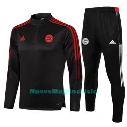 FC Bayern Monaco Tute Felpe da Allenamento Bambino 1/4-Zip 2022-23 Grigio Scuro FC Bayern Monaco Tute Felpe da Allenamento Bambino 1/4-Zip 2022-23 Grigio Scuro