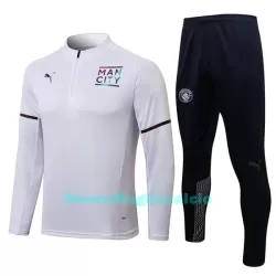 Manchester City Tute Felpe da Allenamento Uomo 1/4-Zip 2022-23 Bianca Manchester City Tute Felpe da Allenamento Uomo 1/4-Zip 2022-23 Bianca