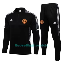 Manchester United Champions League Tute Felpe da Allenamento Uomo 1/4-Zip 2022-23 Bianca Nera Manchester United Champions League Tute Felpe da Allenamento Uomo 1/4-Zip 2022-23 Bianca Nera