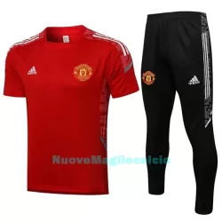 Manchester United Champions League Tute in maglia da allenamento Uomo 2022-23 Bianca Rossa Manchester United Champions League Tute in maglia da allenamento Uomo 2022-23 Bianca Rossa