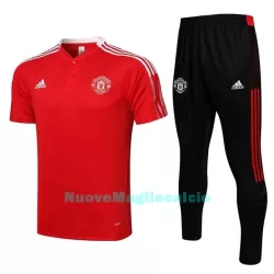Manchester United Polo da Allenamento Uomo 2022-23 Bianca Rossa Manchester United Polo da Allenamento Uomo 2022-23 Bianca Rossa
