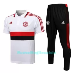 Manchester United Polo da Allenamento Uomo 2022-23 Bianco Nero Rosso Manchester United Polo da Allenamento Uomo 2022-23 Bianco Nero Rosso