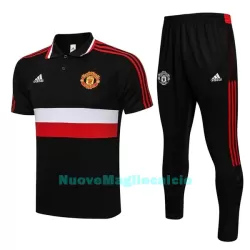 Manchester United Polo da Allenamento Uomo 2022-23 Nera Rossa Bianca Manchester United Polo da Allenamento Uomo 2022-23 Nera Rossa Bianca