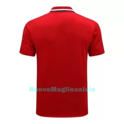 Manchester United Polo da Allenamento Uomo 2022-23 Rossa Nera Bianca