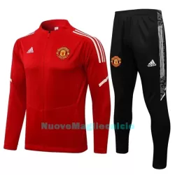 Manchester United Tute da giacca da allenamento Bambino 2022-23 Bianca Rossa Manchester United Tute da giacca da allenamento Bambino 2022-23 Bianca Rossa