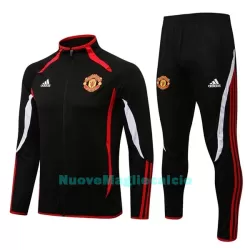 Manchester United Tute da giacca da allenamento Uomo 2022-23 Bianca Nera Manchester United Tute da giacca da allenamento Uomo 2022-23 Bianca Nera