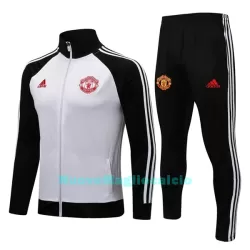 Manchester United Tute da giacca da allenamento Uomo 2022-23 Bianca Nera Manchester United Tute da giacca da allenamento Uomo 2022-23 Bianca Nera