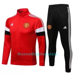 Manchester United Tute da giacca da allenamento Uomo 2022-23 Bianca Rossa Manchester United Tute da giacca da allenamento Uomo 2022-23 Bianca Rossa