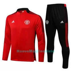 Manchester United Tute da giacca da allenamento Uomo 2022-23 Rossa Nera Manchester United Tute da giacca da allenamento Uomo 2022-23 Rossa Nera