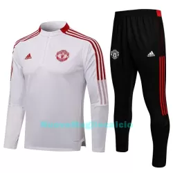 Manchester United Tute Felpe da Allenamento Bambino 1/4-Zip 2022-23 Bianca Manchester United Tute Felpe da Allenamento Bambino 1/4-Zip 2022-23 Bianca