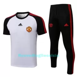 Manchester United Tute in maglia da allenamento Uomo 2022-23 Bianca Nera Manchester United Tute in maglia da allenamento Uomo 2022-23 Bianca Nera