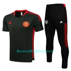 Manchester United Tute in maglia da allenamento Uomo 2022-23 Verde Scuro Manchester United Tute in maglia da allenamento Uomo 2022-23 Verde Scuro