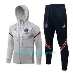 Paris Saint-Germain Felpe con Cappuccio da Allenamento Uomo 2022-23 Grigio Chiaro Paris Saint-Germain Felpe con Cappuccio da Allenamento Uomo 2022-23 Grigio Chiaro