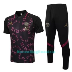 Paris Saint-Germain Polo da Allenamento Uomo 2022-23 Viola Nera Paris Saint-Germain Polo da Allenamento Uomo 2022-23 Viola Nera