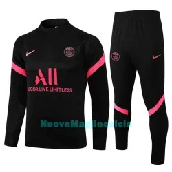 Paris Saint-Germain Tute Felpe da Allenamento Bambino 1/4-Zip 2022-23 Nera Paris Saint-Germain Tute Felpe da Allenamento Bambino 1/4-Zip 2022-23 Nera