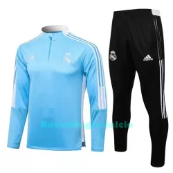 Real Madrid Tute Felpe da Allenamento Bambino 1/4-Zip 2022-23 Azzurra Real Madrid Tute Felpe da Allenamento Bambino 1/4-Zip 2022-23 Azzurra
