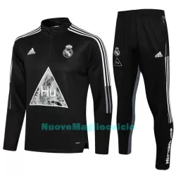 Real Madrid Tute Felpe da Allenamento Bambino 1/4-Zip 2022-23 Nera Real Madrid Tute Felpe da Allenamento Bambino 1/4-Zip 2022-23 Nera