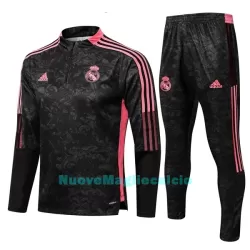 Real Madrid Tute Felpe da Allenamento Bambino 1/4-Zip 2022-23 Rossa Nera Real Madrid Tute Felpe da Allenamento Bambino 1/4-Zip 2022-23 Rossa Nera