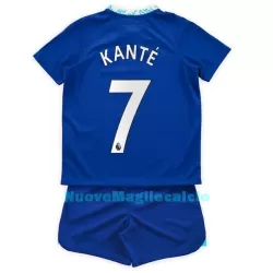 Completo calcio Chelsea Kante 7 Bambino Primo 2022-23 Completo calcio Chelsea Kante 7 Bambino Primo 2022-23