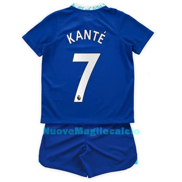 Completo calcio Chelsea Kante 7 Bambino Primo 2022-23