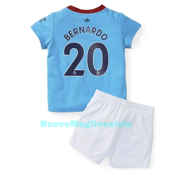 Completo calcio Manchester City Bernardo 20 Bambino Primo 2022-23