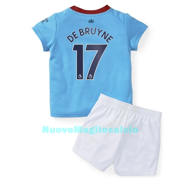 Completo calcio Manchester City De Bruyne 17 Bambino Primo 2022-23