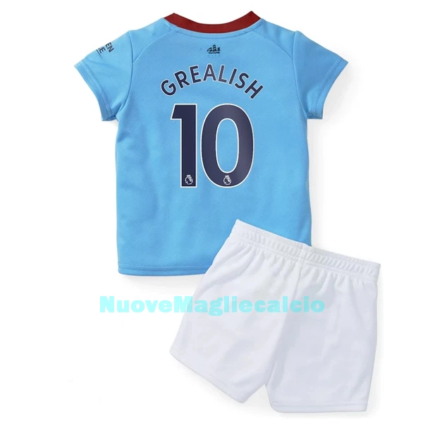 Completo calcio Manchester City Grealish 10 Bambino Primo 2022-23