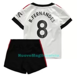 Completo calcio Manchester United Bruno Fernandes 8 Bambino Secondo 2022-23 Completo calcio Manchester United Bruno Fernandes 8 Bambino Secondo 2022-23