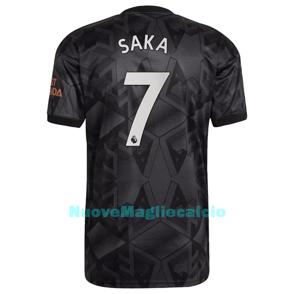 Maglia Arsenal Saka 7 Uomo Secondo 2022-23