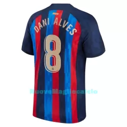 Maglia Barcellona Dani Alves 8 Uomo Primo 2022-23 Maglia Barcellona Dani Alves 8 Uomo Primo 2022-23