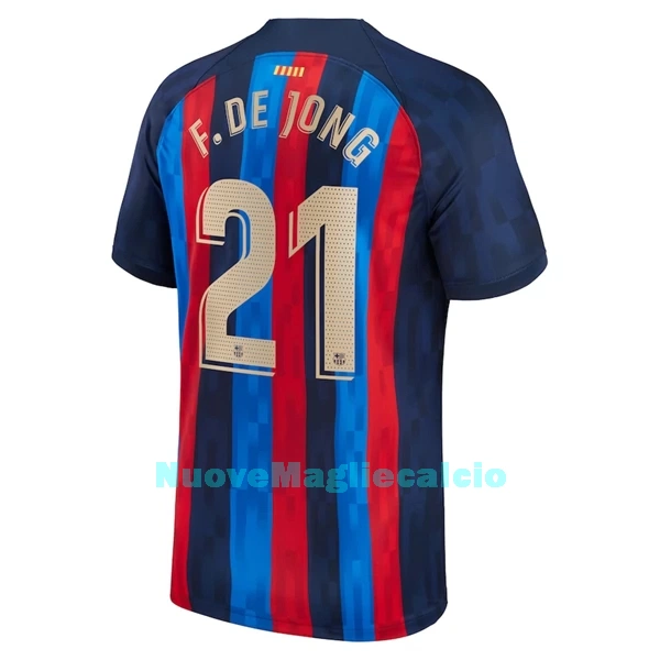 Maglia Barcellona Frenkie de Jong 21 Uomo Primo 2022-23