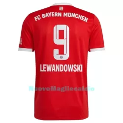 Maglia FC Bayern Monaco Lewandowski 9 Uomo Primo 2022-23