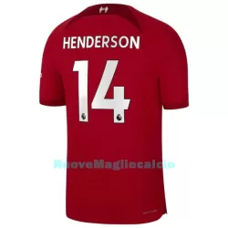 Maglia Liverpool Henderson 14 Uomo Primo 2022-23 Maglia Liverpool Henderson 14 Uomo Primo 2022-23