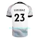 Maglia Liverpool Luis Díaz 23 Uomo Secondo 2022-23