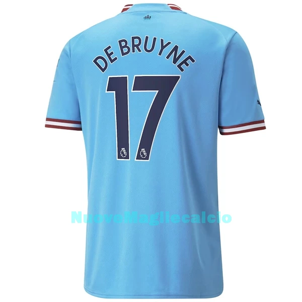 Maglia Manchester City De Bruyne 17 Uomo Primo 2022-23