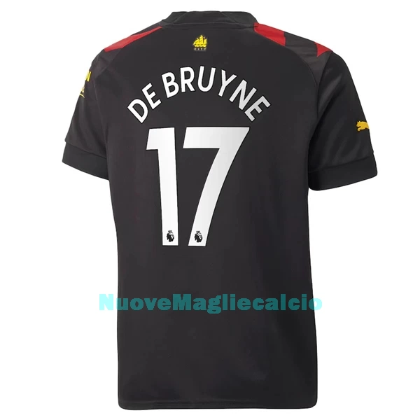 Maglia Manchester City De Bruyne 17 Uomo Secondo 2022-23