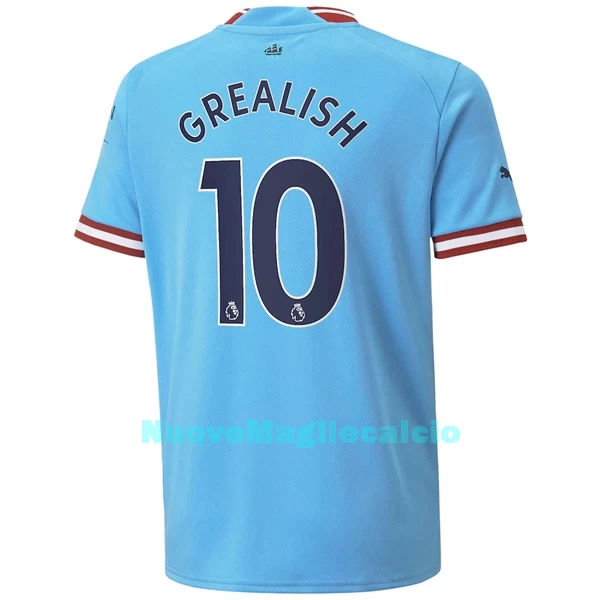 Maglia Manchester City Grealish 10 Uomo Primo 2022-23