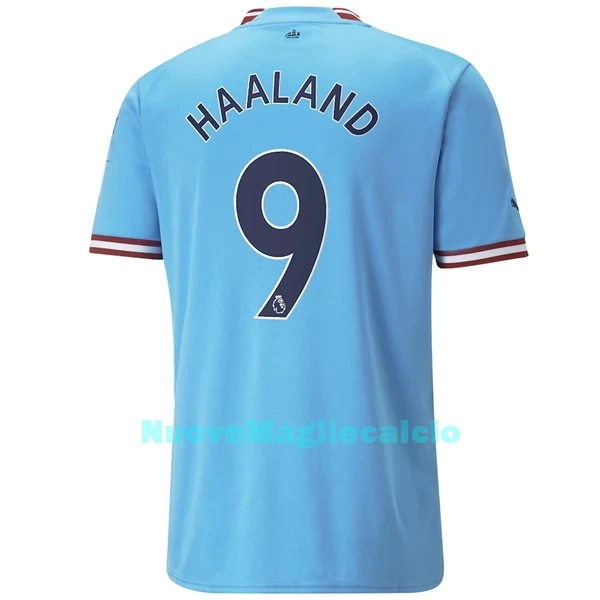 Maglia Manchester City Haaland 9 Uomo Primo 2022-23