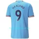 Maglia Manchester City Haaland 9 Uomo Primo 2022-23