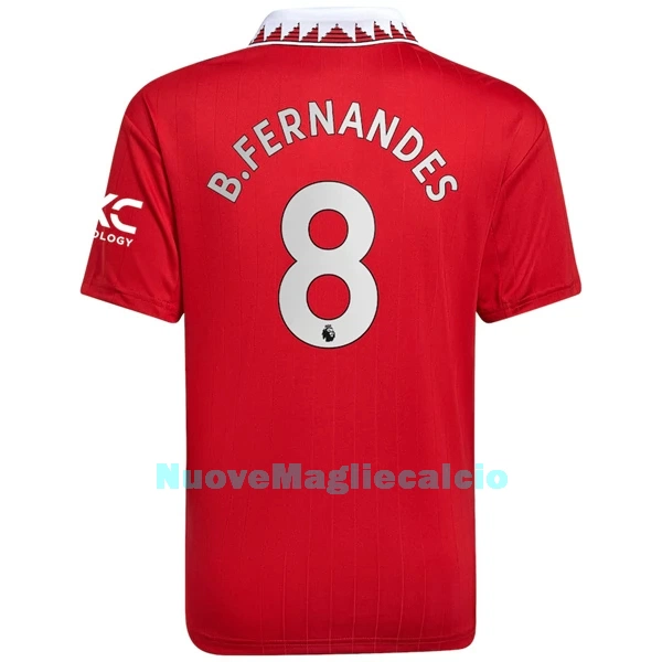 Maglia Manchester United Bruno Fernandes 8 Uomo Primo 2022-23