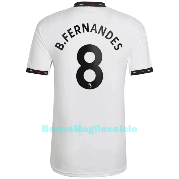 Maglia Manchester United Bruno Fernandes 8 Uomo Secondo 2022-23