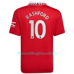 Maglia Manchester United Rashford 10 Uomo Primo 2022-23 Maglia Manchester United Rashford 10 Uomo Primo 2022-23