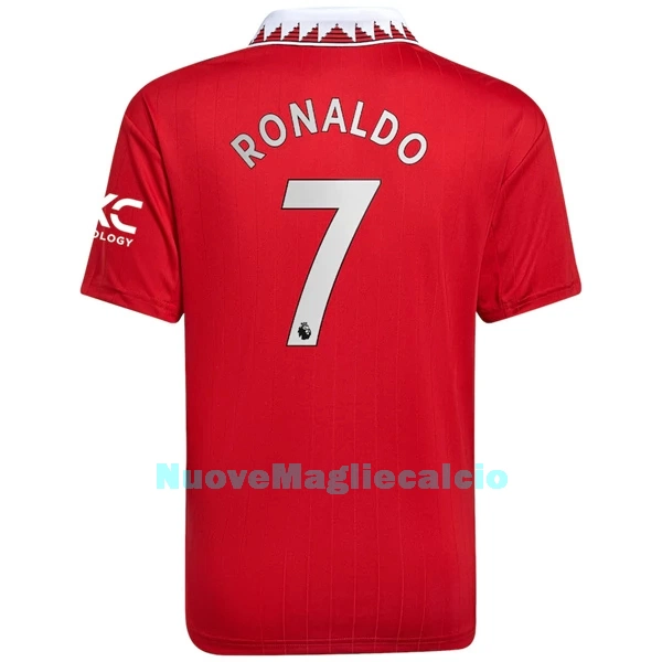 Maglia Manchester United Ronaldo 7 Uomo Primo 2022-23