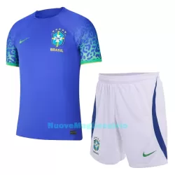 Completo calcio Brasile Bambino Secondo Mondiali 2022 Completo calcio Brasile Bambino Secondo Mondiali 2022