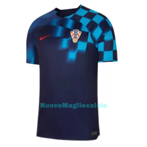 Maglia Croazia Uomo Secondo Mondiali 2022