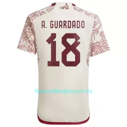 Maglia Messico A.GUARDADO 18 Uomo Secondo Mondiali 2022 Maglia Messico A.GUARDADO 18 Uomo Secondo Mondiali 2022